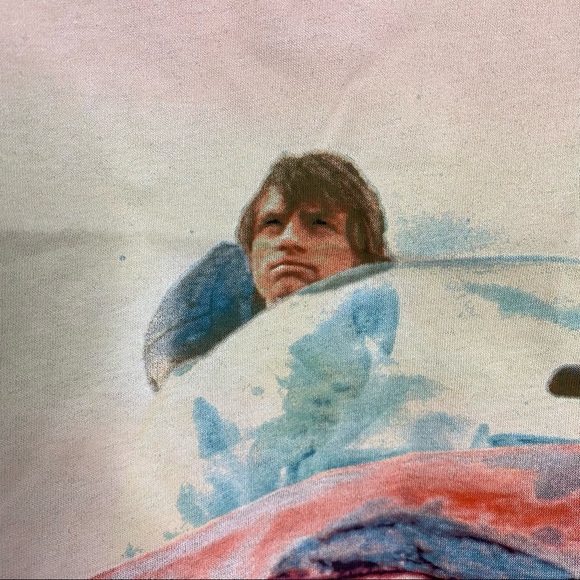 Star Wars Luke Skywalker Landspeeder Tank Top Retro Faded Large L - Picture 5 of 11